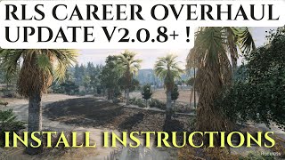 Outdated Install Instructions for RLS Career Overhaul V20  BeamNG Career Mod [upl. by Afnin415]