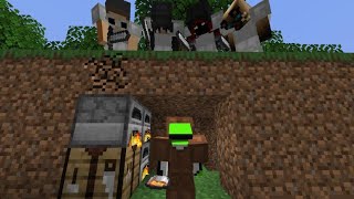 Minecraft Speedrunner VS 4 Hunters FINALE [upl. by Gildas]