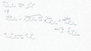 Hidrólisis de acetal con formación de lactona [upl. by Molahs]