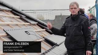 Solarziegel unauffällig ins Dach integriert – Made in Germany By Nelskamp [upl. by Ilrebma]