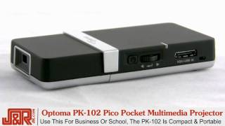 Optoma PK102 Projector  Review [upl. by Kreda]