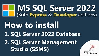 How To Download amp Install Microsoft SQL Server 2022 amp SQL Server Management Studio For Free [upl. by Rhys23]