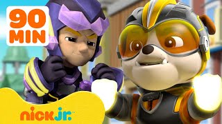 Rubbles Best Rescue Moments From PAW Patrol Season 6  90 Minute Compilation  Rubble amp Crew [upl. by Brittni]