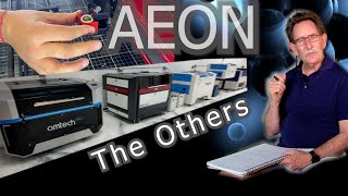 Easy C02 Laser Comparison Aeon Thunder Laser Omtech Epilog Trotec [upl. by Haiacim532]