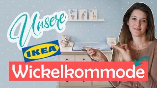 UNSERE WICKELKOMMODE  ORGANISATION amp EINRICHTEN  IKEA HEMNES 🥰 [upl. by Flori]