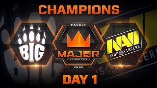 BIG vs NaVi  Dust 2 FACEIT Major London 2018 [upl. by Imefulo]