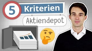 Welches Aktiendepot für Anfänger 5 Kriterien zum DepotVergleich [upl. by Annoda]