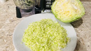 How to chop cabbage using Ninja blender in few secondsvery easy way to chop cabbageNinja Mixer [upl. by Eibob]