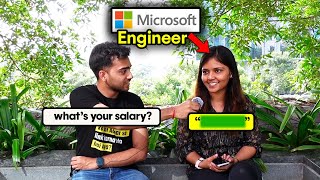 Asking Microsoft Google Engineers What They Actually Do and Their Salaries [upl. by Ayaj]