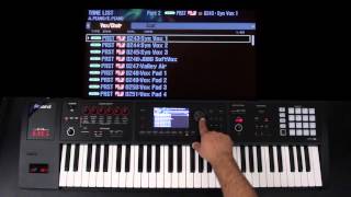 Roland FA0608  Advanced Layers and Splits Part 1 [upl. by Eyk]