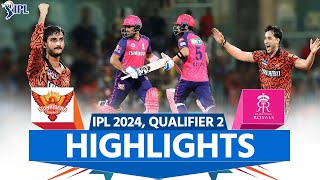 SRH vs RR Qualifier 2 Highlights Sunrisers Hyderabad vs Rajasthan Royals  Full Match [upl. by Adnolay884]