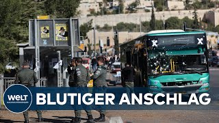 ANSCHLAG IN ISRAEL 15jähriger Schüler von Bombe zerfetzt 18 Verletzte [upl. by Ocirema]