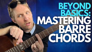 How to Play Barre Chords  Guitar Lessons with Stuart [upl. by Ahsenek]