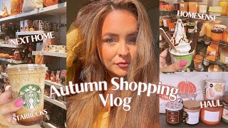 Autumn Shopping Vlog  Next Home amp Homesense Haul UK 2024  Starbucks amp Cosy Vibes [upl. by Muriel]