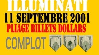 Pliage billets dollars du 11 septembre 2001 [upl. by Ahsieit]