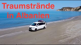 Mit dem California am Strand in Albanien 4K  Traumplätze 2022 [upl. by Assenad19]