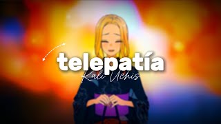 Kali Uchis  telepatía lyrics  You know im just a flight away [upl. by Heisel]