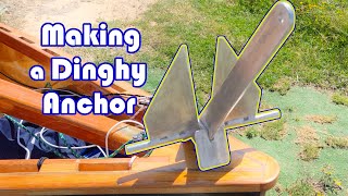 Stainless Danforth Anchor from Scrap 4lbs Dinghy Anchor [upl. by Adriel]