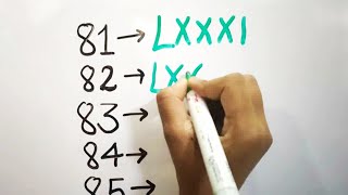 Roman Numerals 81 to 90  Targetexpertclasses  Learn Roman numerals [upl. by Av]