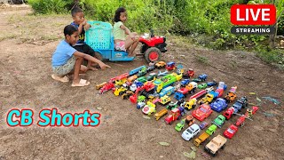 Tractor find lots of toys cars on the road near my house [upl. by Levram957]