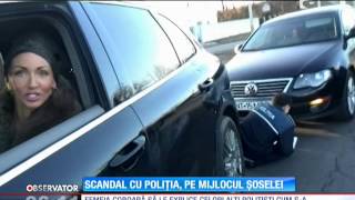 Neamţ Un poliţist a fost călcat cu maşina pe picior de o şoferiţă nervoasă [upl. by Ellersick525]