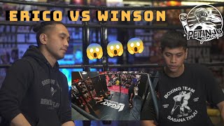 Ericko Lim VS Winson Reynaldi Reaction Fight bersama Andicka quotMonsterquot Mamesah erickolim winson 🔥🔥 [upl. by Eilyah198]