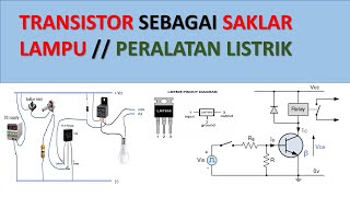 transistor sebagai saklar [upl. by Ahtiekahs]