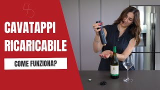 Scopri come funziona un cavatappi elettrico  Tutorial di utilizzo [upl. by Buff881]