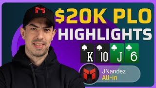 20000 PLO Cash Game on CoinPoker Stream Highlights [upl. by Anidualc517]