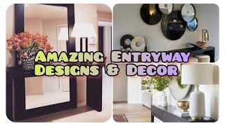 Delightful First Impression of Your Home Beautiful Entryway Decor  Fantastic Cozy Home Decor [upl. by Kynthia]