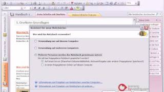 Onenote Tutorial Deutsch freigegebene Notitzbücher [upl. by Mello77]