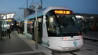 Tramway T5 RATP GargesSarcelles RER Marché de SaintDenis [upl. by Eyaf]