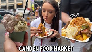 WEEKEND VLOG  Trying viral food in London  Camden Market [upl. by Etteiluj417]