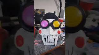 Spamton G Spamton Cosplay Mask Build [upl. by Lydia]