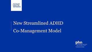 New Streamlined ADHD Co Management Model [upl. by Corella]