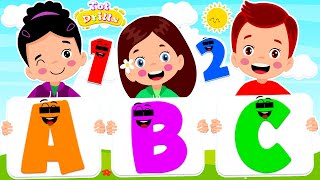 The Best of Toddler Fun Learning Videos For Toddlers  ABC and 123 learning for 2 year olds [upl. by Pollitt370]