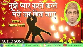 Romantic Hindi Ghazal  Tujhe Pyar Karte Karte Meri Umar Beet Jaye  Aslam Sabri [upl. by Virge]