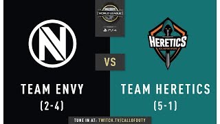 Team Envy vs Team Heretics  CWL Pro League 2019  Division B  Week 4  Day 4 [upl. by Waldos]