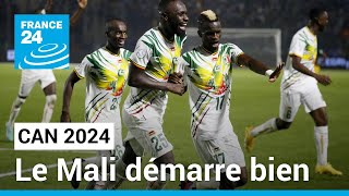 CAN 2024  Le Mali démarre bien face à lAfrique du Sud • FRANCE 24 [upl. by Dnomyaw]