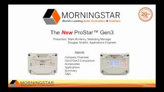 New Morningstar ProStarTM Gen3 PWM Solar Charge Controller [upl. by Craven952]