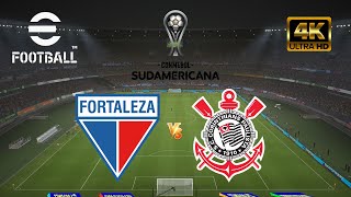 eFootball 2025  Fortaleza vs Corinthians  Copa Sudamericana 2024  Cuartos Ida 4K60 [upl. by Eugenio865]