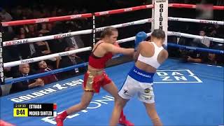 Seniesa Estrada Vs Maria Micheo Santizo Highlights  WBA Title [upl. by Auqinom221]