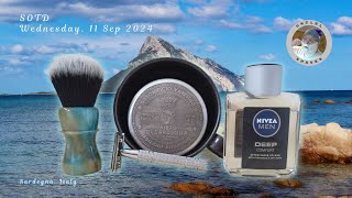 SOTD s346L  Saponificio Varesino  Mirto di Sardegna  TroyCraft “Sea Grass”  Merkur Classic [upl. by Sweyn332]