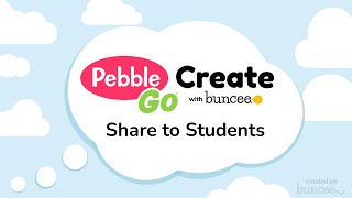 Share Materials Directly to Students with PebbleGo Create [upl. by Maleen]