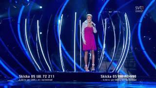 Sanna Nielsen  Im in Love Melodifestivalen 2011 [upl. by Aekerly887]