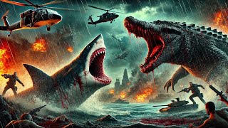 Mega Shark VS Crocosaurus  Action  HD  Full Movie in English [upl. by Zacek616]