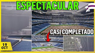 🌧 ¡DILUVIO UNIVERSAL⚠️OBRAS del SANTIAGO BERNABÉU 19 Octubre 2023 [upl. by Bertie475]