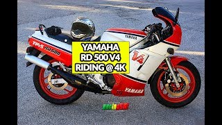 YAMAHA RD 500 V4 OEM  Riding after rebuild 4K [upl. by Rauscher]