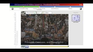 Saylor POLSC231 US Government amp Politics Lesson 15  Presidential Elections [upl. by Adah]