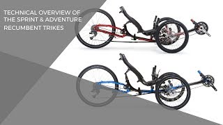 Technical overview of the Adventure and Sprint recumbent trikes [upl. by Narag]